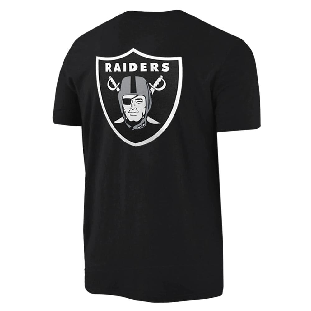 Majestic Athletic T-Shirts Las Vegas Raiders Majestic NFL Jeaner Logo T-Shirt - Black