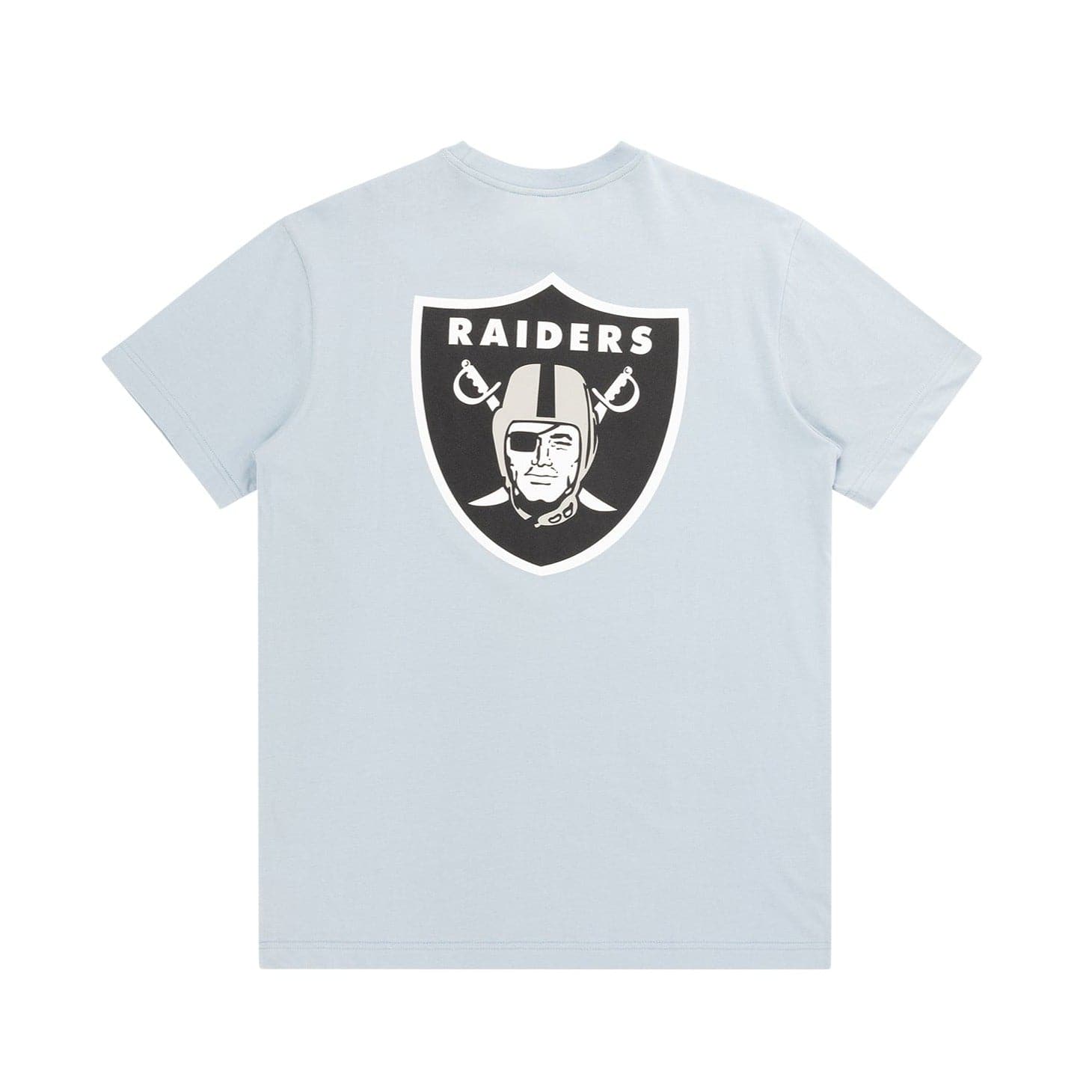 Majestic Athletic T-Shirts Las Vegas Raiders Majestic NFL Jeaner Logo T-Shirt - Blue Fog