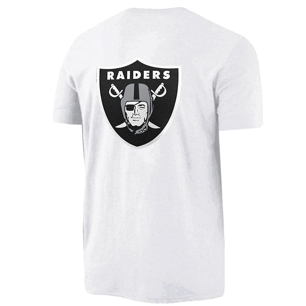 Majestic Athletic T-Shirts Las Vegas Raiders Majestic NFL Jeaner T-Shirt - White