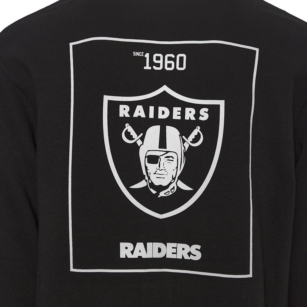 Majestic Athletic Jumpers Las Vegas Raiders Majestic NFL Marquer Hoodie Jumper - Black