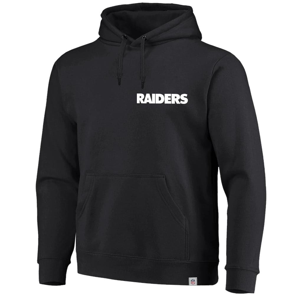 Majestic Athletic Jumpers Las Vegas Raiders Majestic NFL Marquer Hoodie Jumper - Black