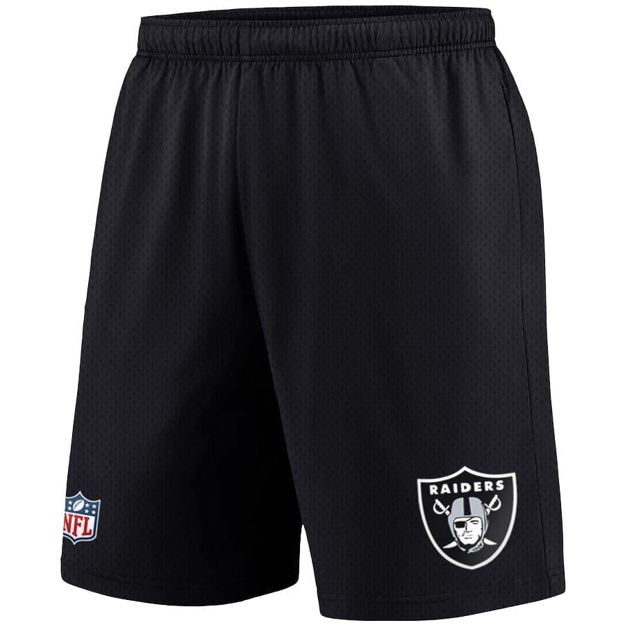 Majestic Athletic Shorts Las Vegas Raiders Majestic NFL Mesh Basic Shorts - Black