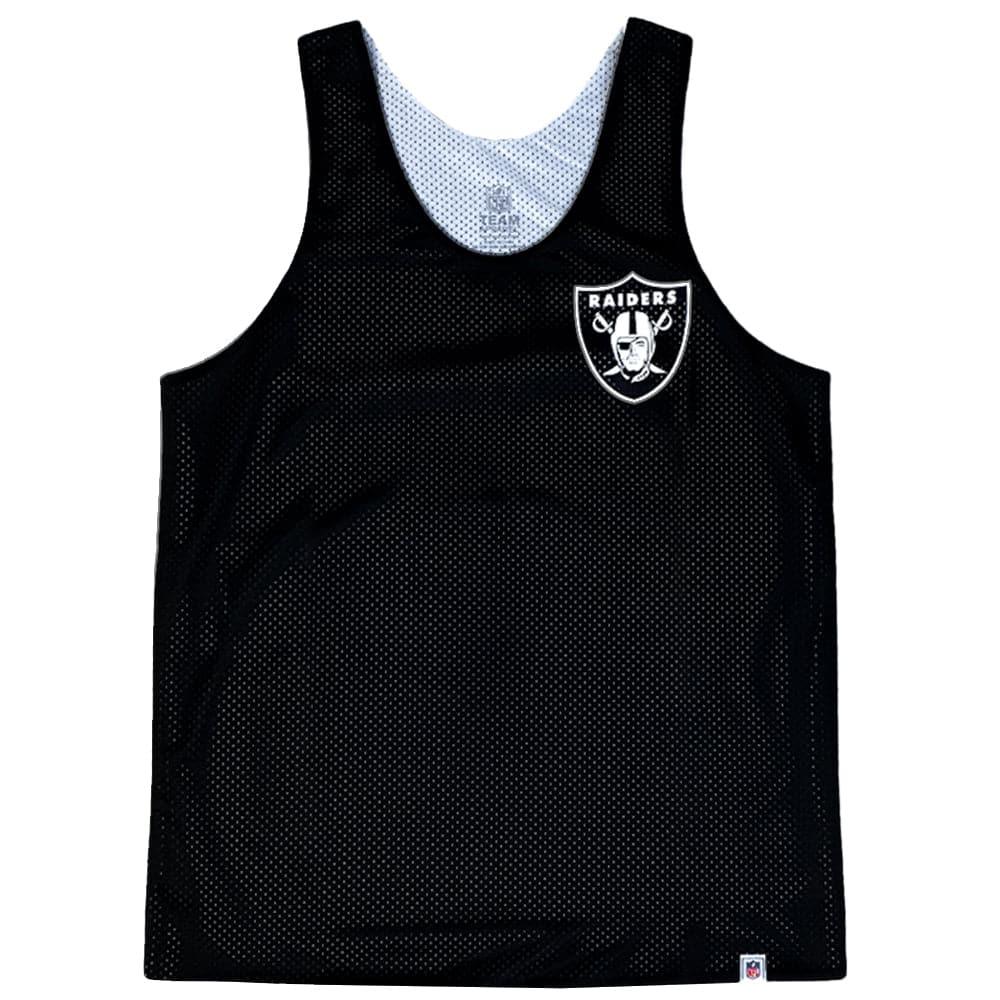 Majestic Athletic T-Shirts Las Vegas Raiders Majestic NFL Off-Field Mesh Tank - Black