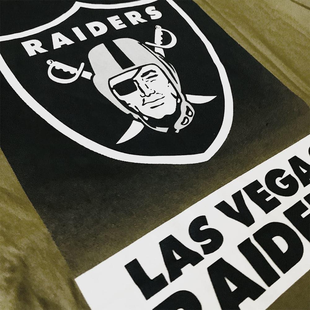 Majestic Athletic T-Shirts Las Vegas Raiders Majestic NFL Pattison T-Shirt - Green Olive
