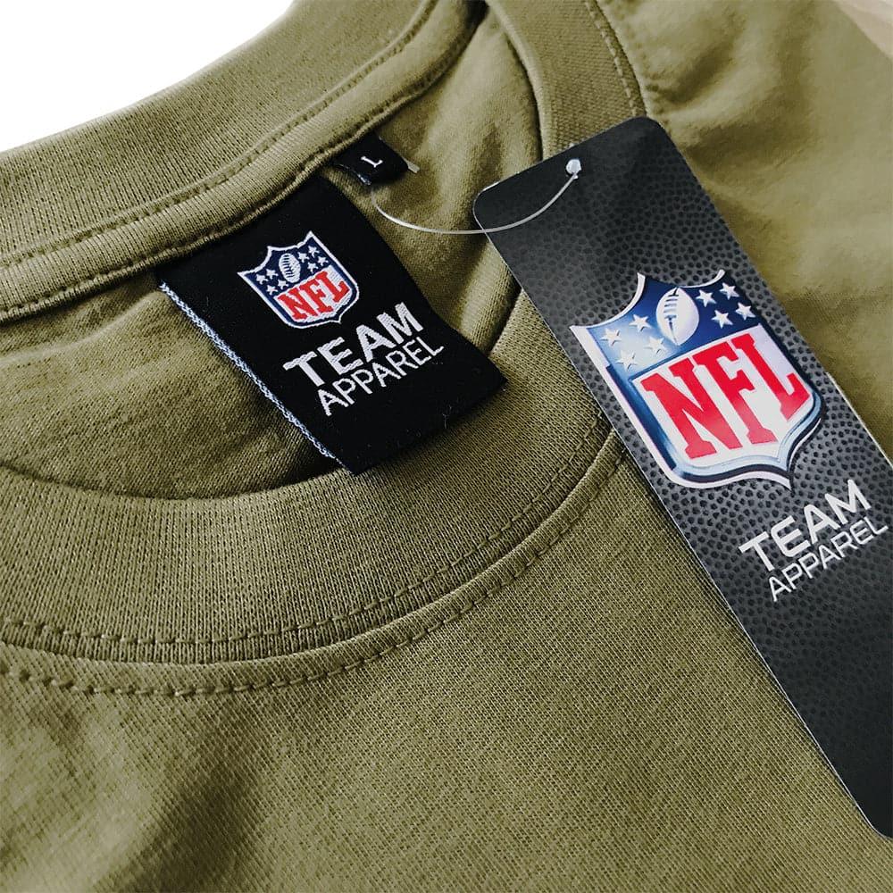 Majestic Athletic T-Shirts Las Vegas Raiders Majestic NFL Pattison T-Shirt - Green Olive
