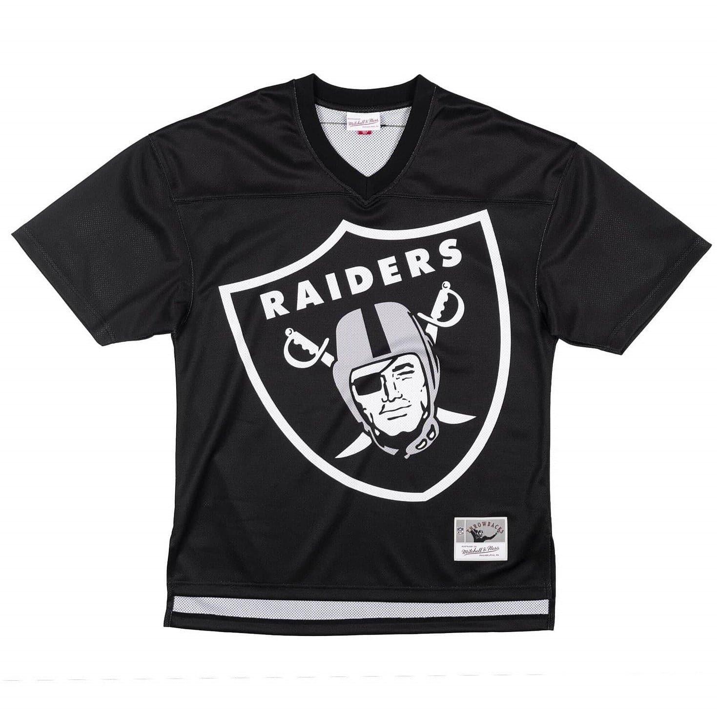 Mitchell And Ness Jerseys Las Vegas Raiders Mitchell & Ness NFL Big Face Jersey - Black
