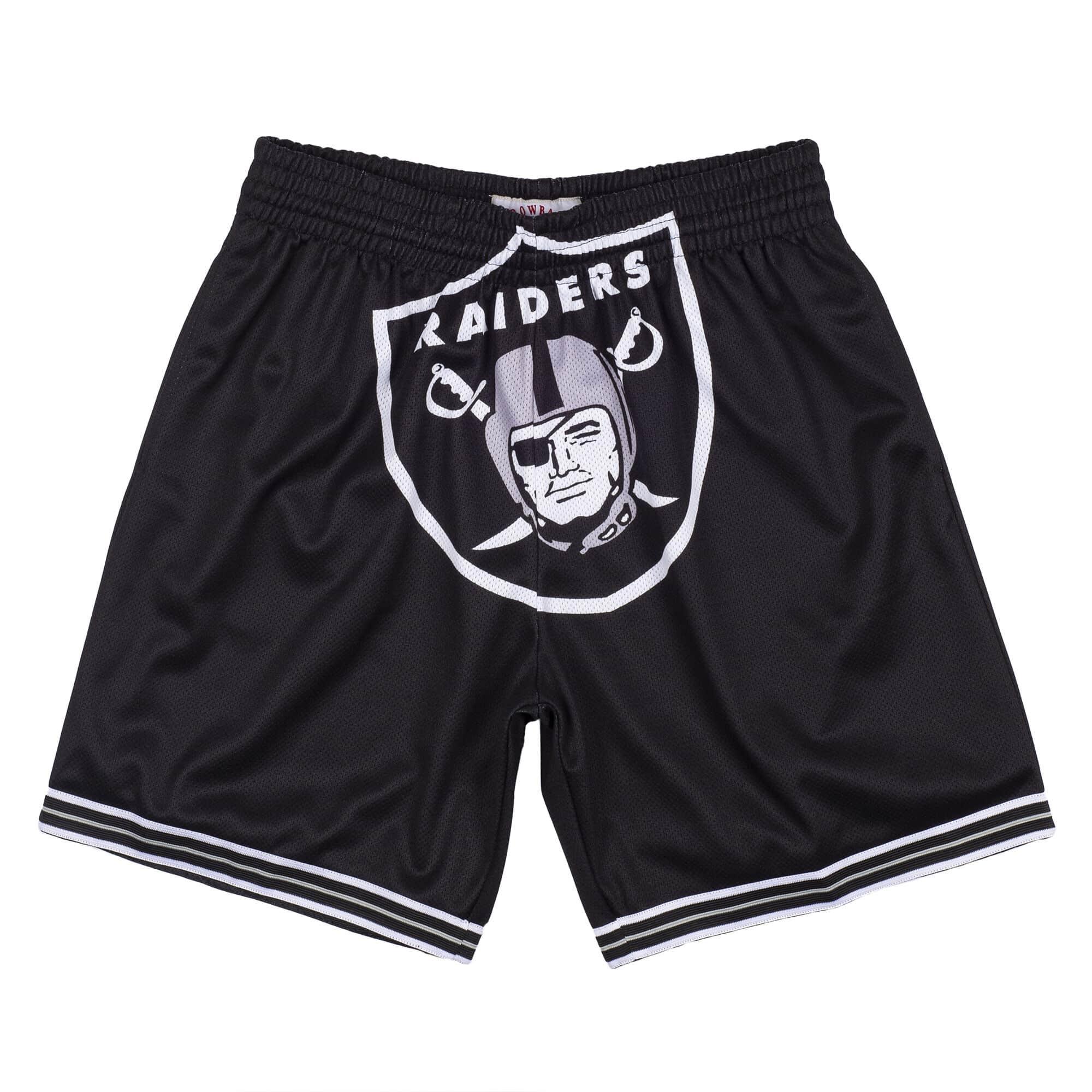 Mitchell And Ness Shorts Las Vegas Raiders Mitchell & Ness NFL Big Face Shorts - Black