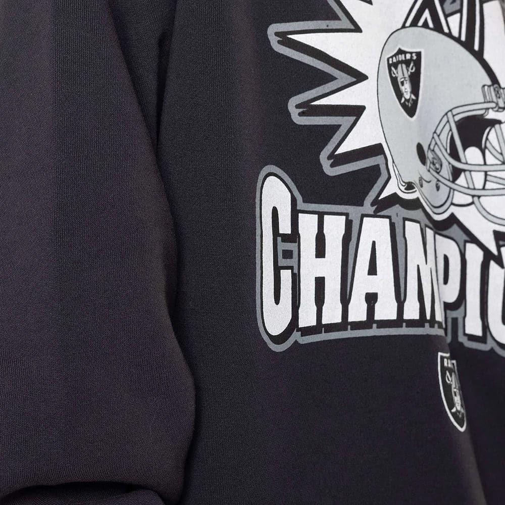Mitchell And Ness Jumpers Las Vegas Raiders Mitchell & Ness NFL Champs Vintage Crew Jumper - Vintage Black