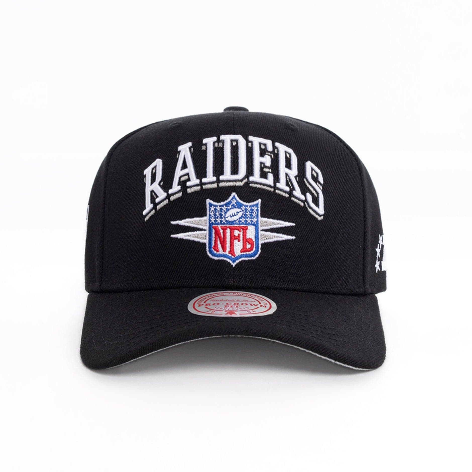 Mitchell And Ness Caps Las Vegas Raiders Mitchell & Ness NFL Diamond Pro Crown Snapback Hat - Black