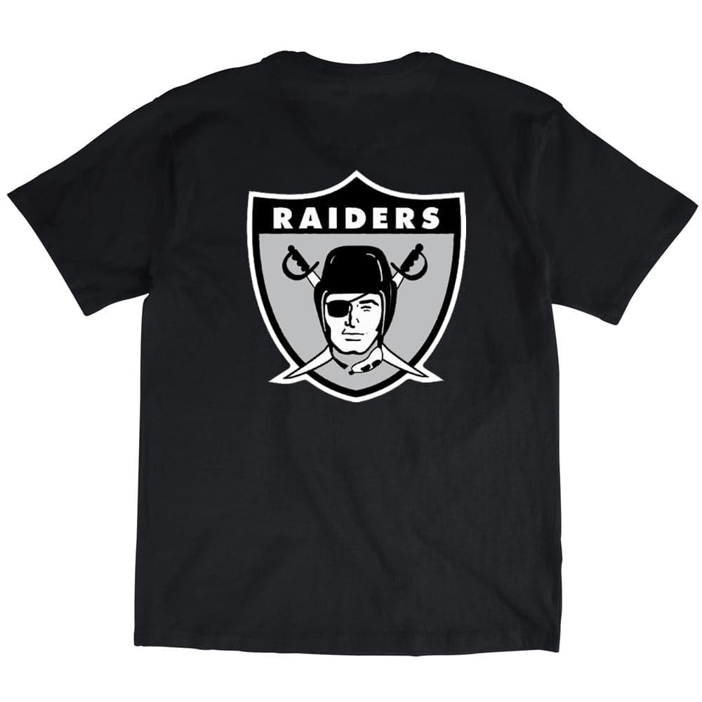 Mitchell And Ness T-Shirts Las Vegas Raiders Mitchell & Ness NFL Retro Repeat T-Shirt - Black