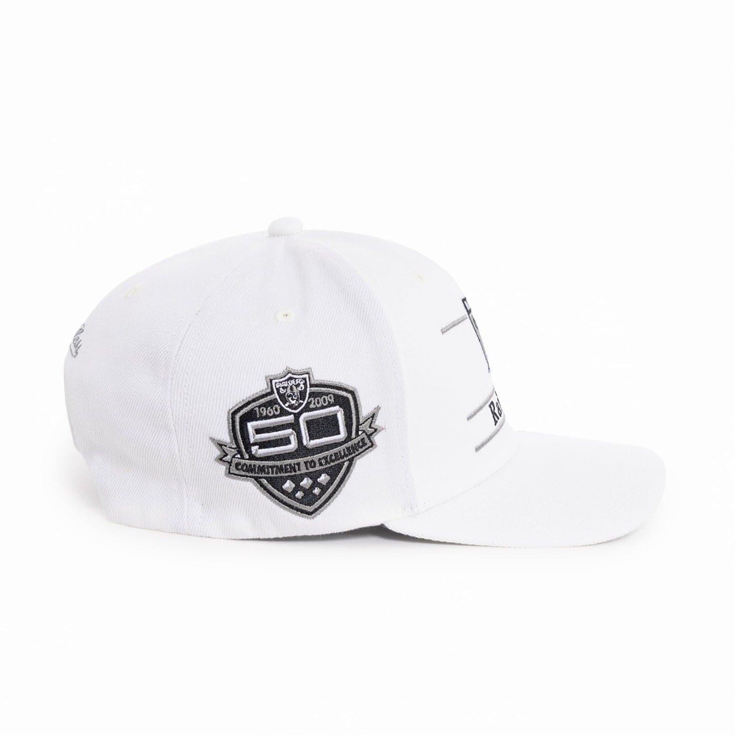 Mitchell And Ness Caps Las Vegas Raiders Mitchell & Ness NFL Show Up Classic Red Snapback Hat - Off White