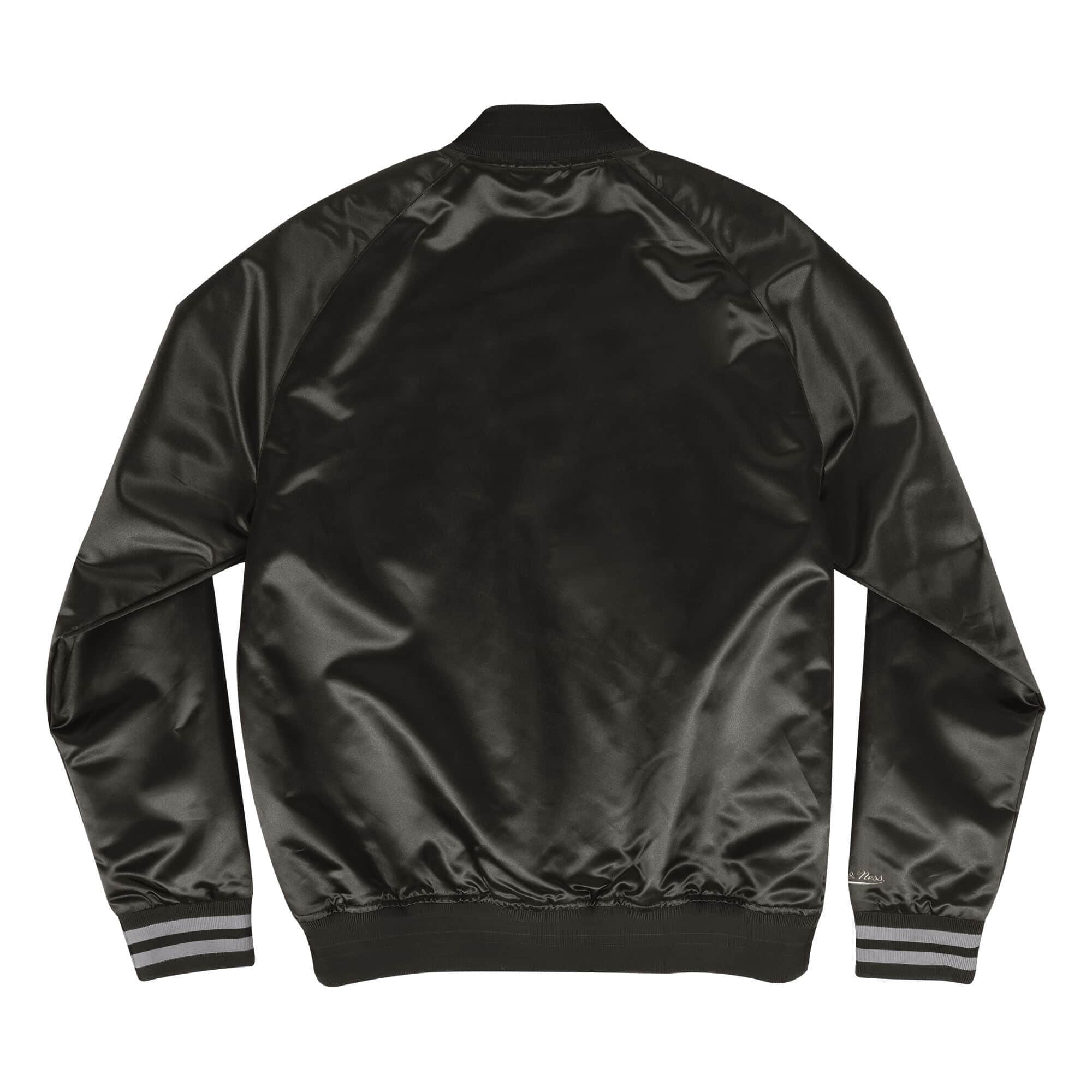 Mitchell And Ness Jackets Las Vegas Raiders Mitchell & Ness NFL Special Script Satin Jacket - Black