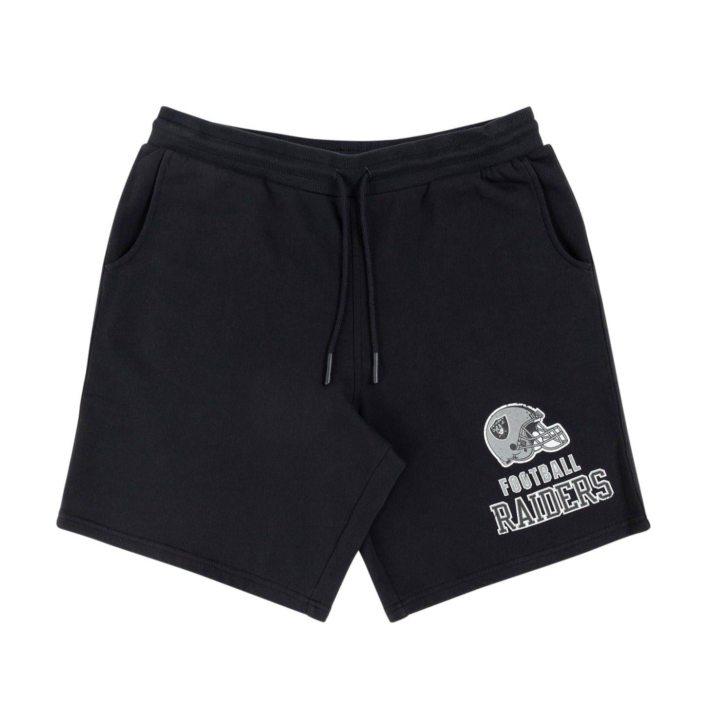 Mitchell And Ness Shorts Las Vegas Raiders Mitchell & Ness NFL Team Selection Fleece Shorts - Faded Black