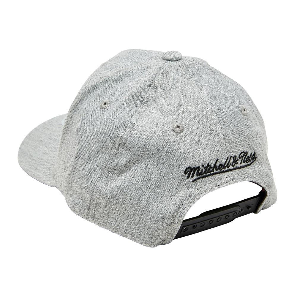 Mitchell And Ness Caps Las Vegas Raiders Mitchell & Ness NFL Throwback Curve Snapback Hat - Heather Grey