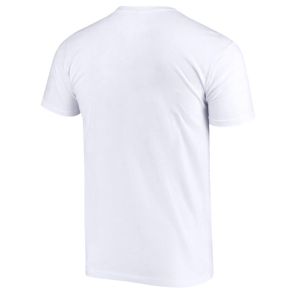 Mitchell And Ness T-Shirts Las Vegas Raiders Mitchell & Ness NFL Throwback Distressed Logo T-Shirt - White