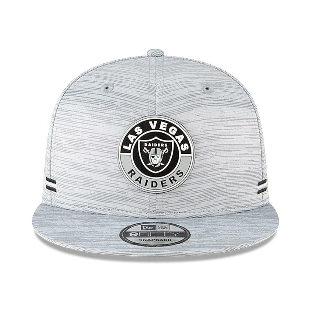 New Era Caps Las Vegas Raiders New Era NFL 2020 Sideline 9FIFTY Snapback Hat - Grey