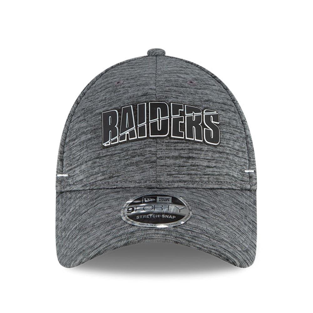 New Era Caps Las Vegas Raiders New Era NFL 2020 Summer Sideline 9FORTY Snapback Curve Hat - Heather