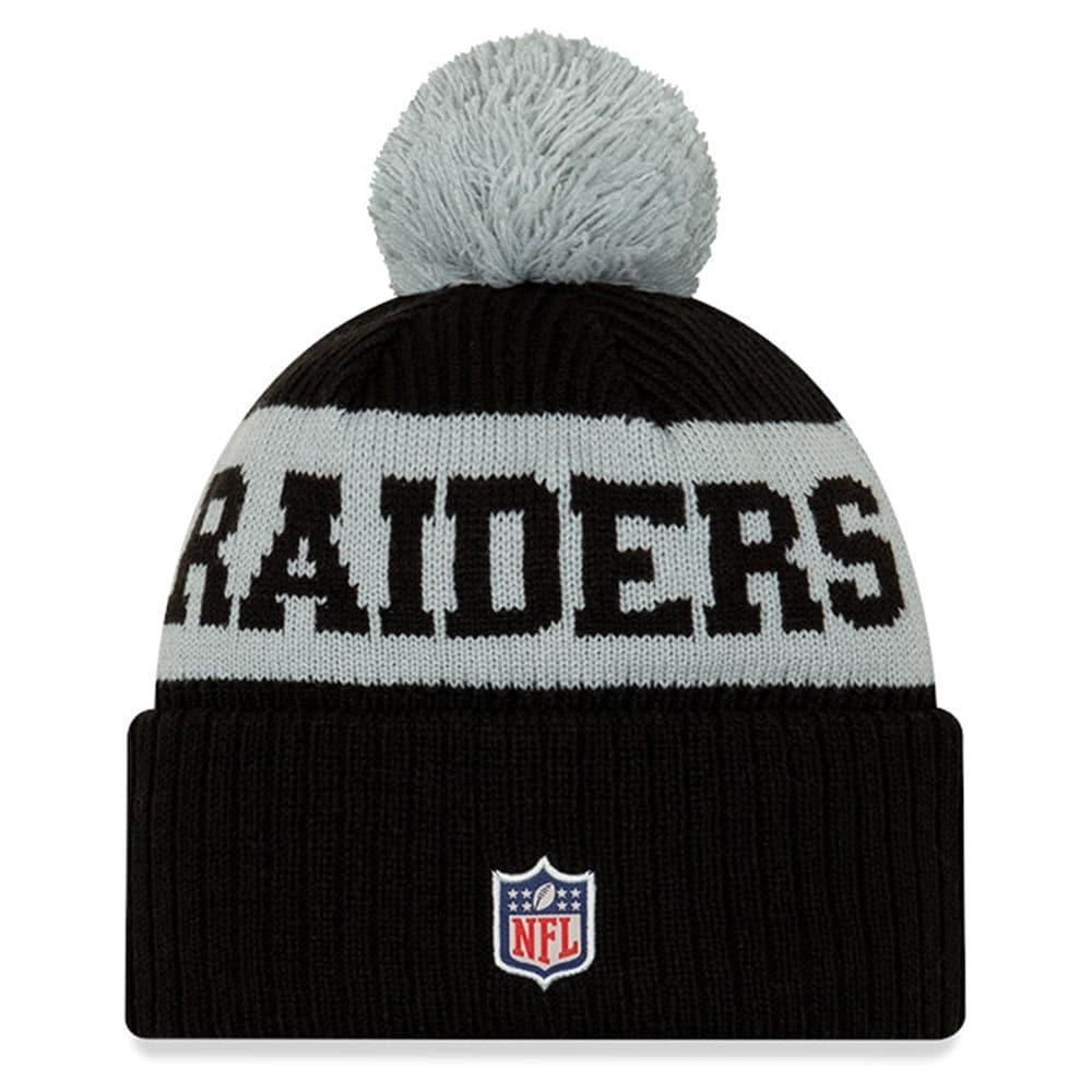 New Era Beanies Las Vegas Raiders New Era NFL 2020 Team Colour Sideline Knit Beanie