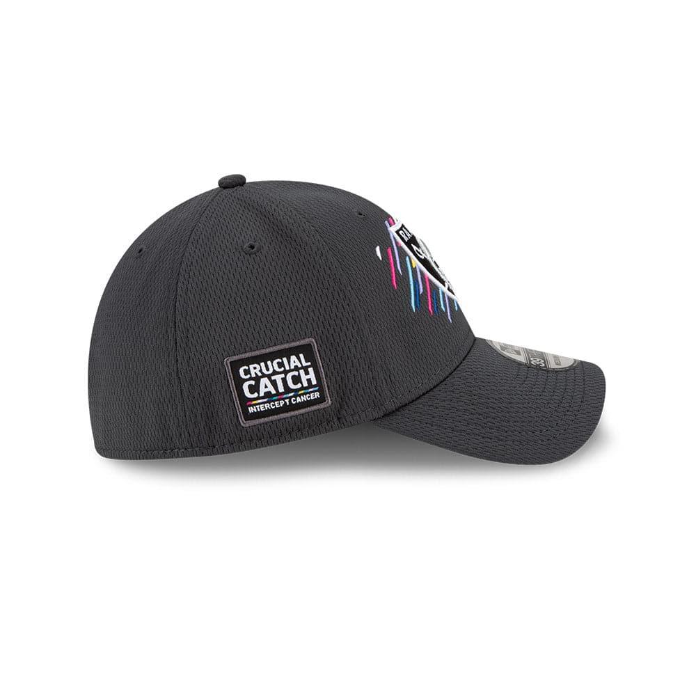 New Era Caps Las Vegas Raiders New Era NFL 2021 Crucial Catch 39THIRTY Flex Fit Hat - Steel