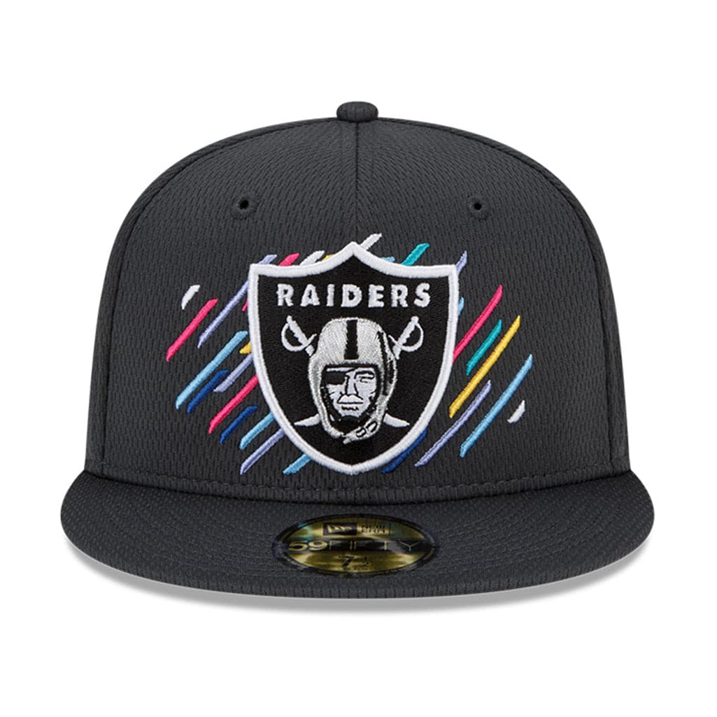 New Era Caps Las Vegas Raiders New Era NFL 2021 Crucial Catch 59FIFTY Fitted Hat - Steel
