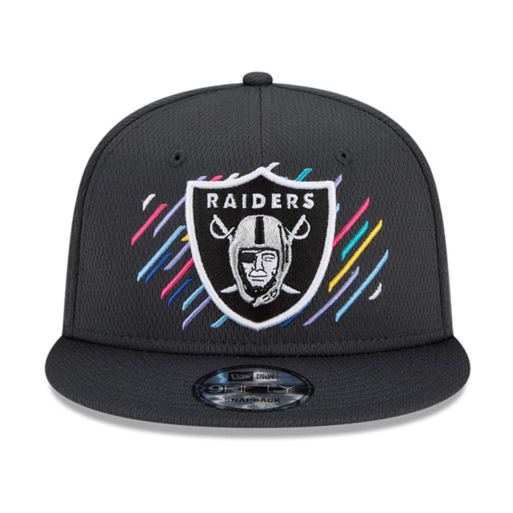 New Era Caps Las Vegas Raiders New Era NFL 2021 Crucial Catch 9FIFTY Snapback Hat - Steel