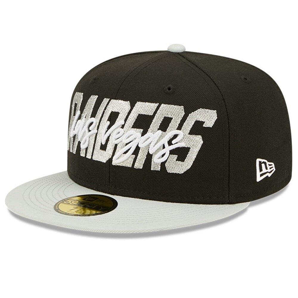 New Era Caps Las Vegas Raiders New Era NFL 2022 Draft On-Stage 59FIFTY Fitted Hat - Black