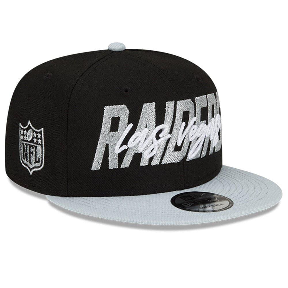 New Era Caps Las Vegas Raiders New Era NFL 2022 Draft On-Stage 9FIFTY Snapback Hat - Black