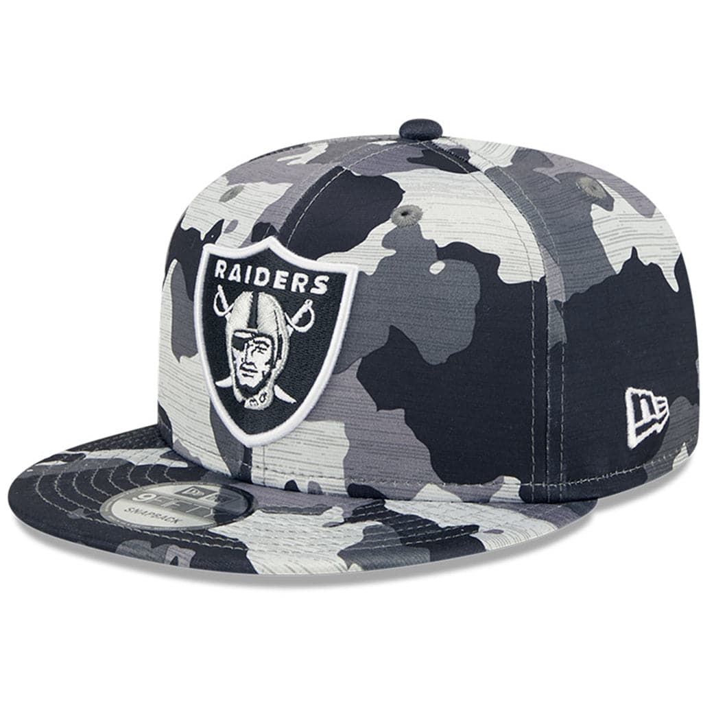 New Era Caps Las Vegas Raiders New Era NFL 22 Training Camp 9FIFTY Snapback Hat - Camo