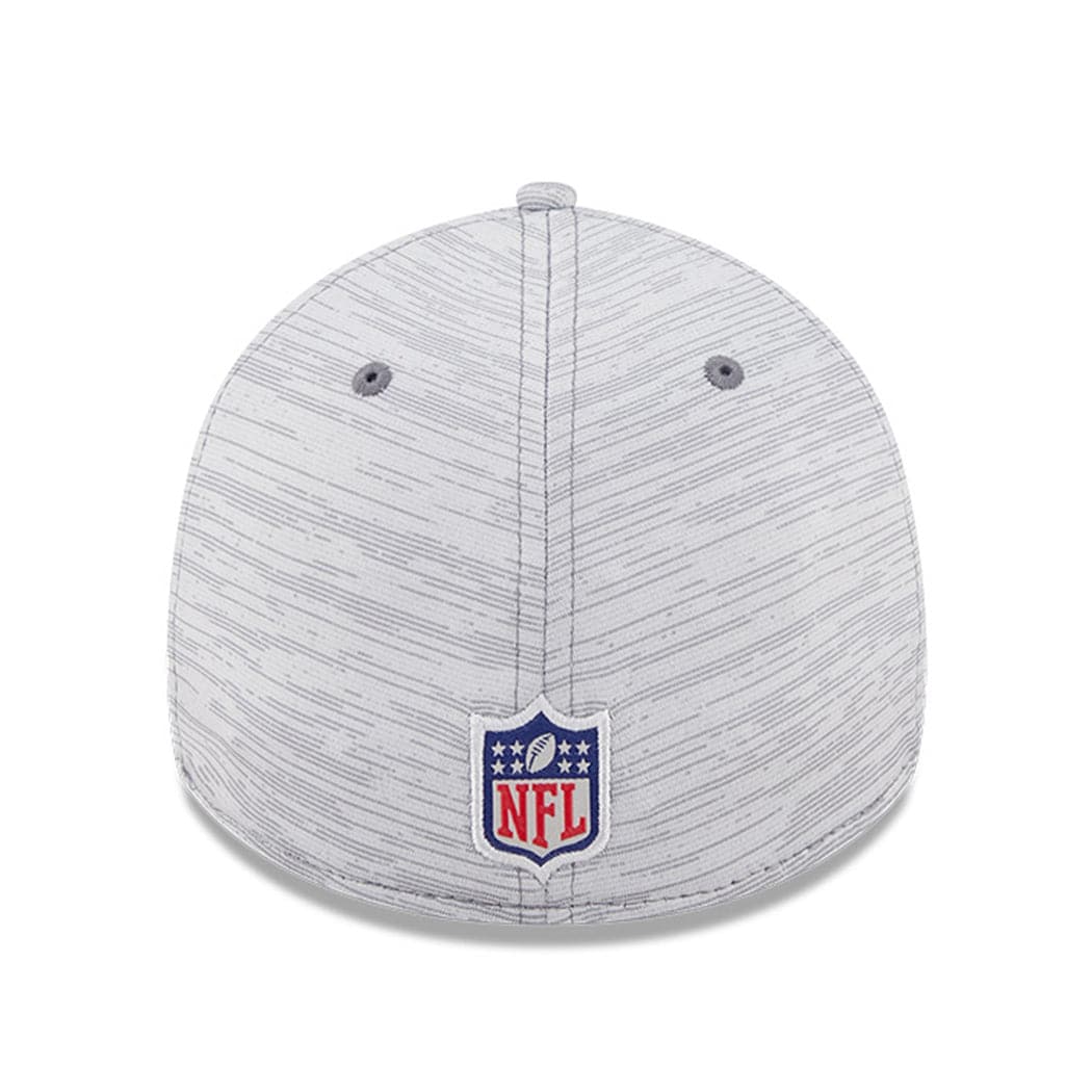 New Era Caps Las Vegas Raiders New Era NFL 22 Training Camp Coach 39THIRTY Stretch Fit Hat - Grey