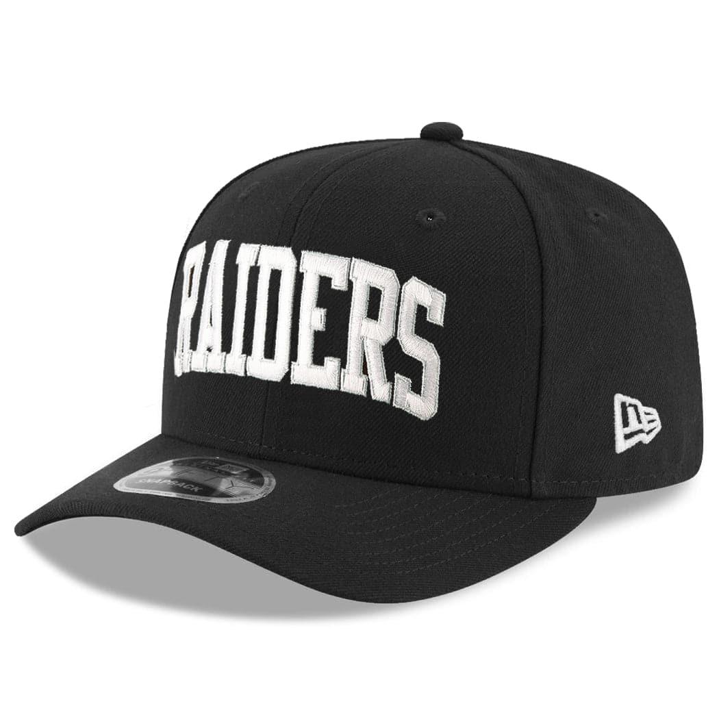 New Era Caps Las Vegas Raiders New Era NFL Arch 9FIFTY OF Pre-Curved Snapback Hat - Black