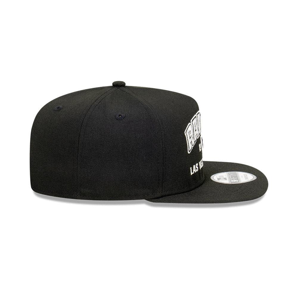 New Era Caps Las Vegas Raiders New Era NFL Arch Script 9FIFTY OF A-Frame Snapback Hat - Black