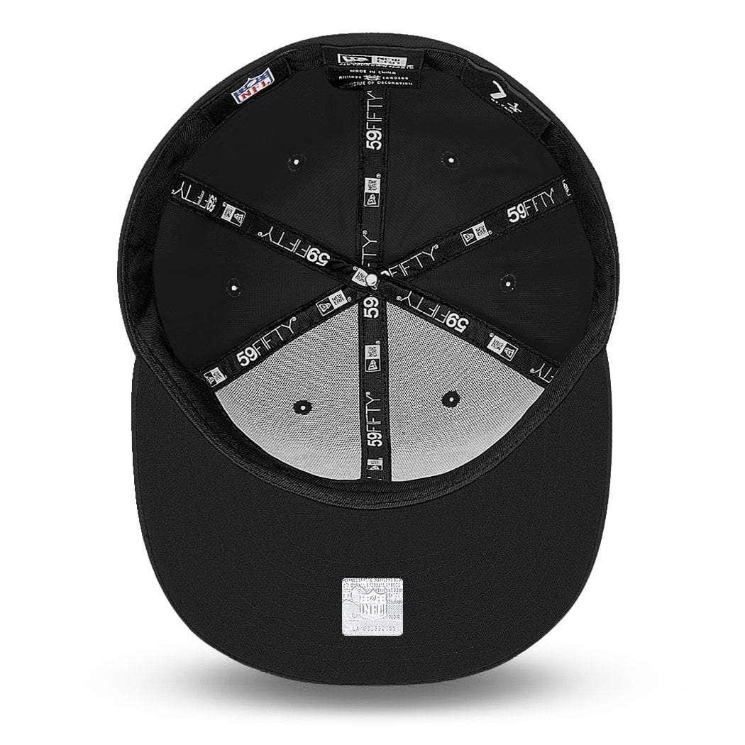New Era Caps Las Vegas Raiders New Era NFL Black On Black 59FIFTY Fitted Hat
