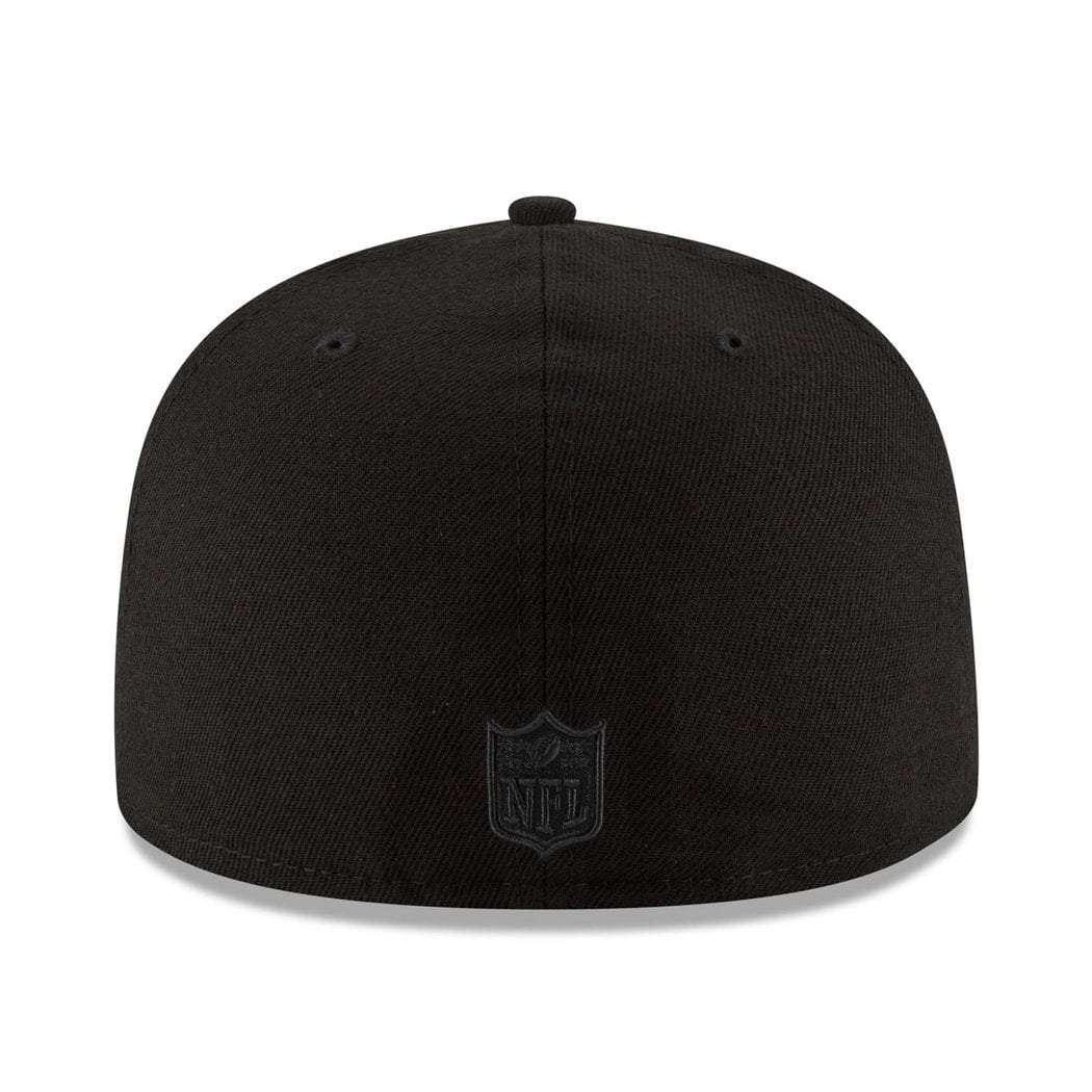 New Era Caps Las Vegas Raiders New Era NFL Black On Black 59FIFTY Fitted Hat