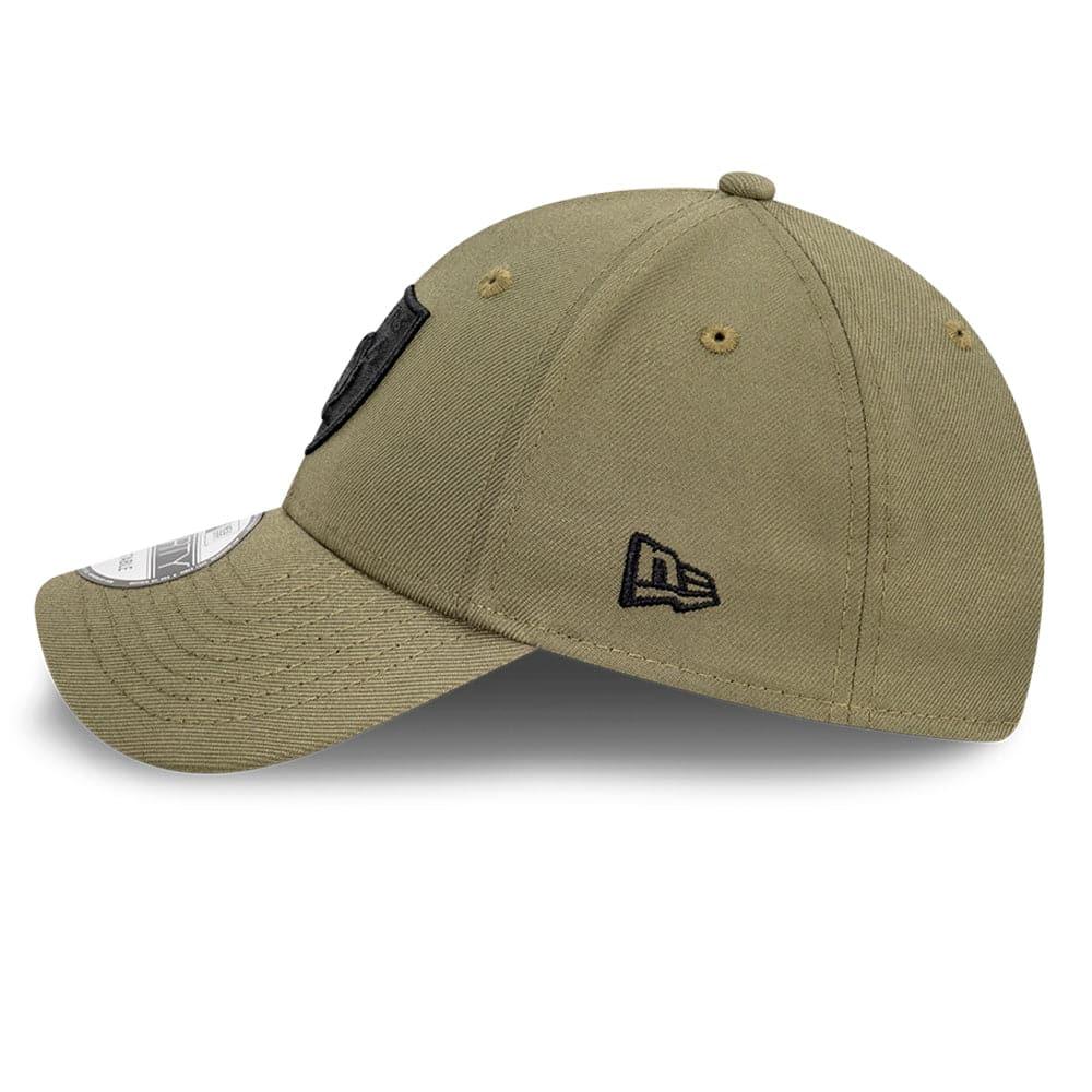 New Era Caps Las Vegas Raiders New Era NFL Black Tonal 9FORTY Snapback Curve Hat - Olive