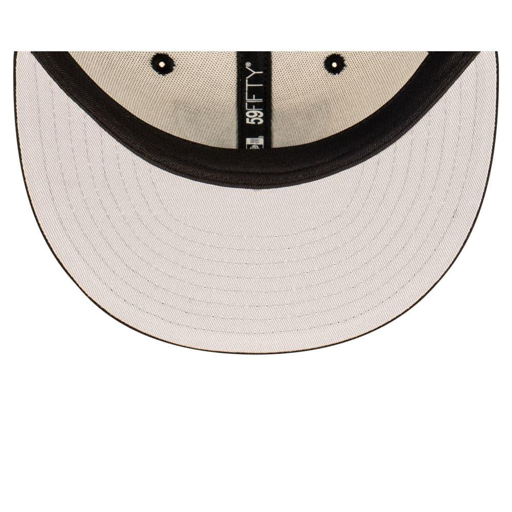 New Era Caps Las Vegas Raiders New Era NFL Blockout 59FIFTY Fitted Hat - White