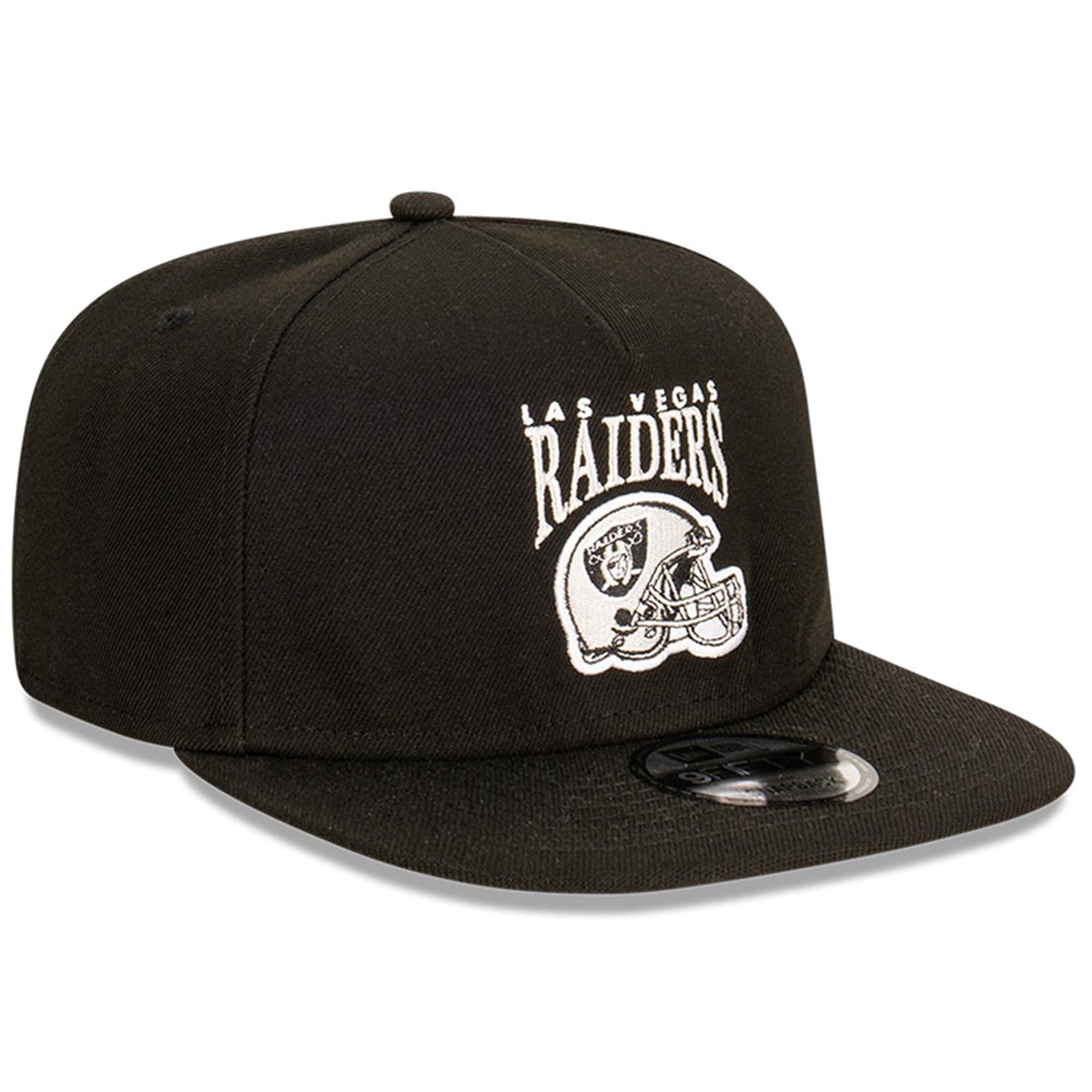 New Era Caps Las Vegas Raiders New Era NFL Helmet Arch 9FIFTY A-Frame Snapback Hat - Black