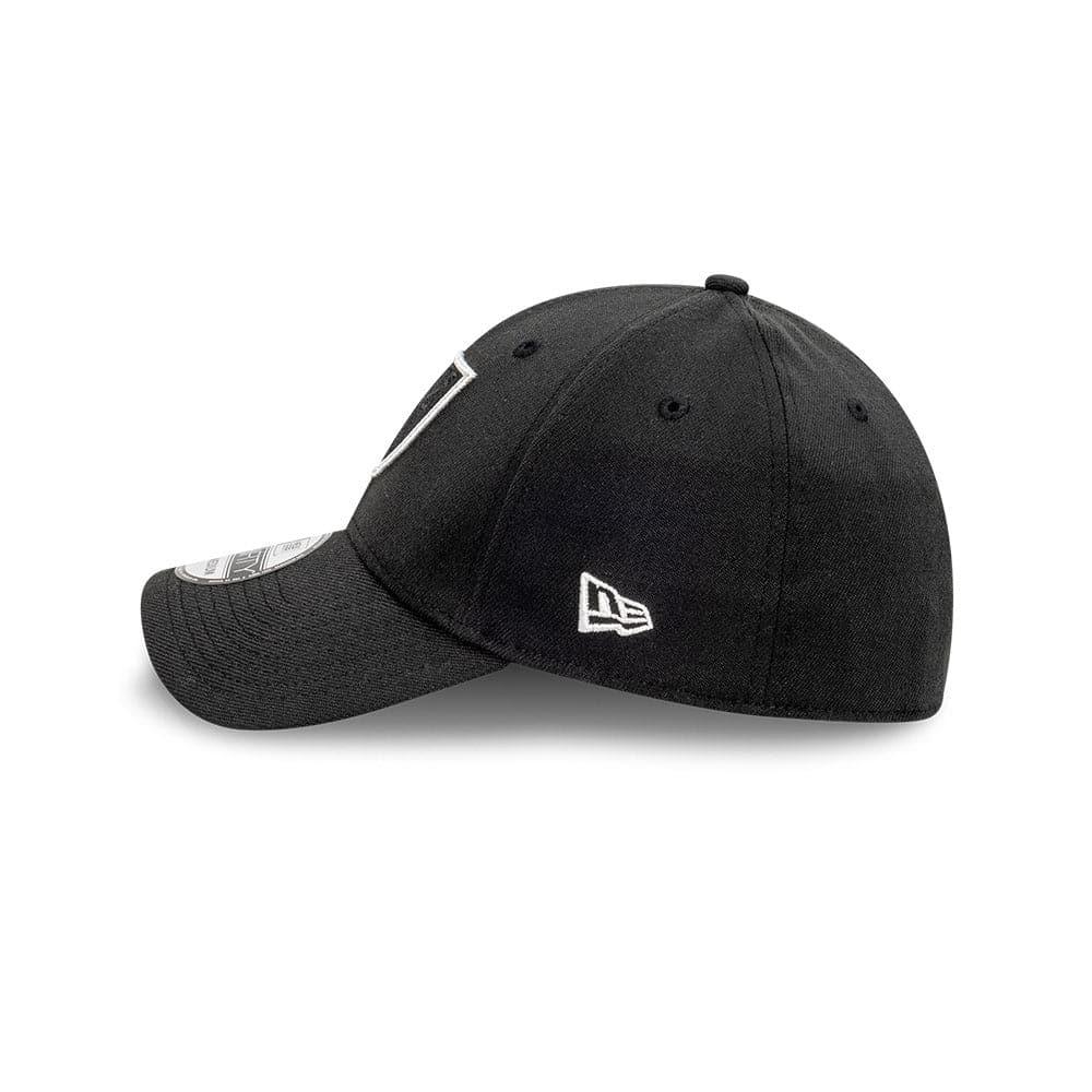New Era Caps Las Vegas Raiders New Era NFL Pop Outline 39THIRTY Flex Fiit Curve Hat - Black