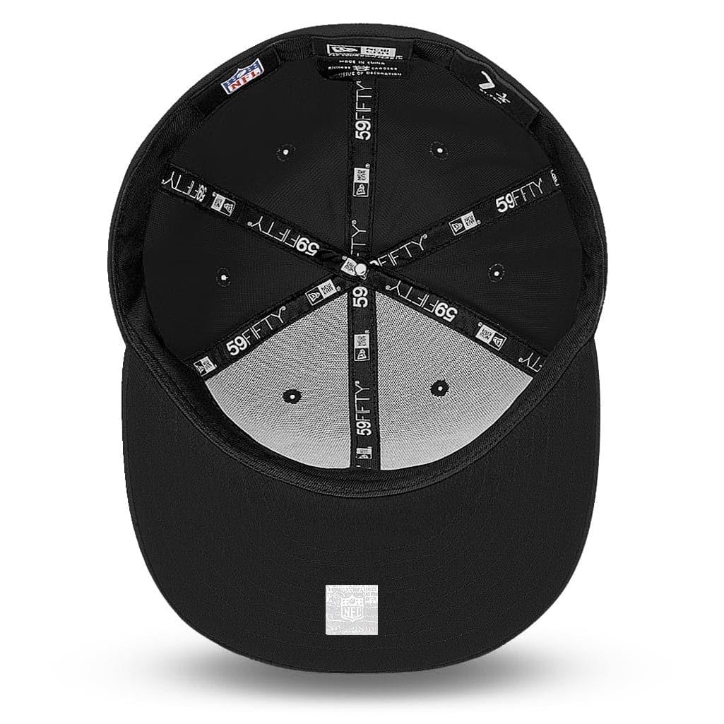 New Era Caps Las Vegas Raiders New Era NFL Script 59FIFTY Fitted Hat - Black