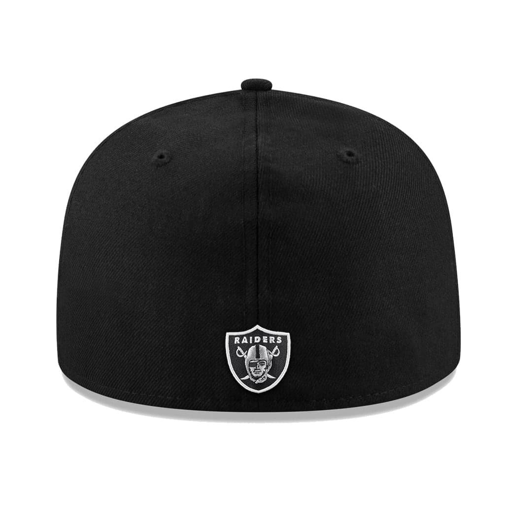 New Era Caps Las Vegas Raiders New Era NFL Script 59FIFTY Fitted Hat - Black
