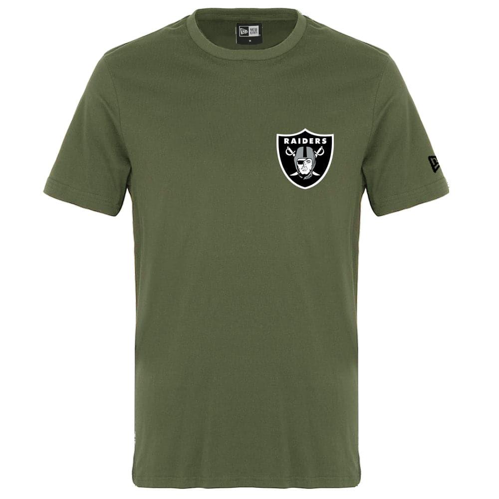 New Era T-Shirts Las Vegas Raiders New Era NFL Seasonal League T-Shirt - Olive