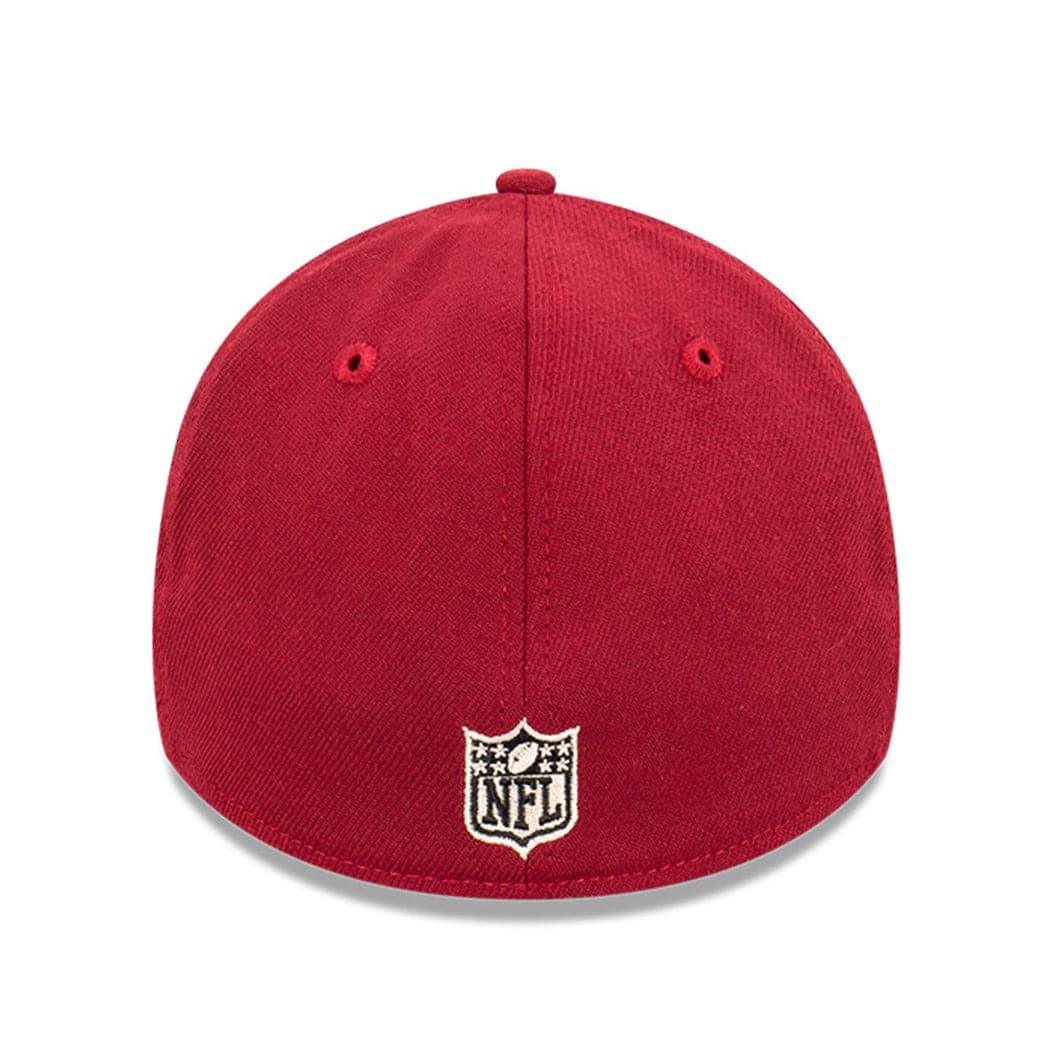 New Era Caps Las Vegas Raiders New Era NFL Stone Team 39THIRTY Stretch Fit Hat - Cardinal