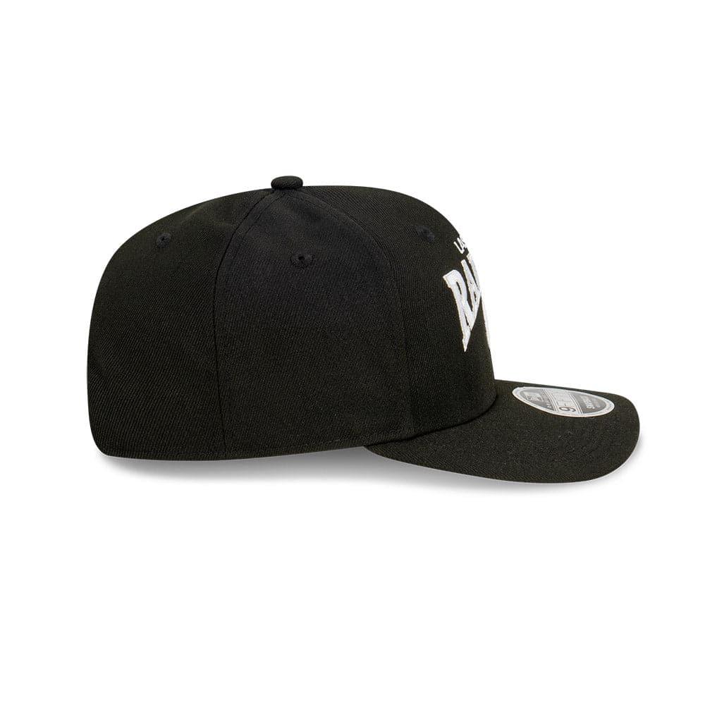 New Era Caps M/L Las Vegas Raiders New Era NFL Team Arch Pre-Curved OF 9FIFTY Snapback Hat - Black