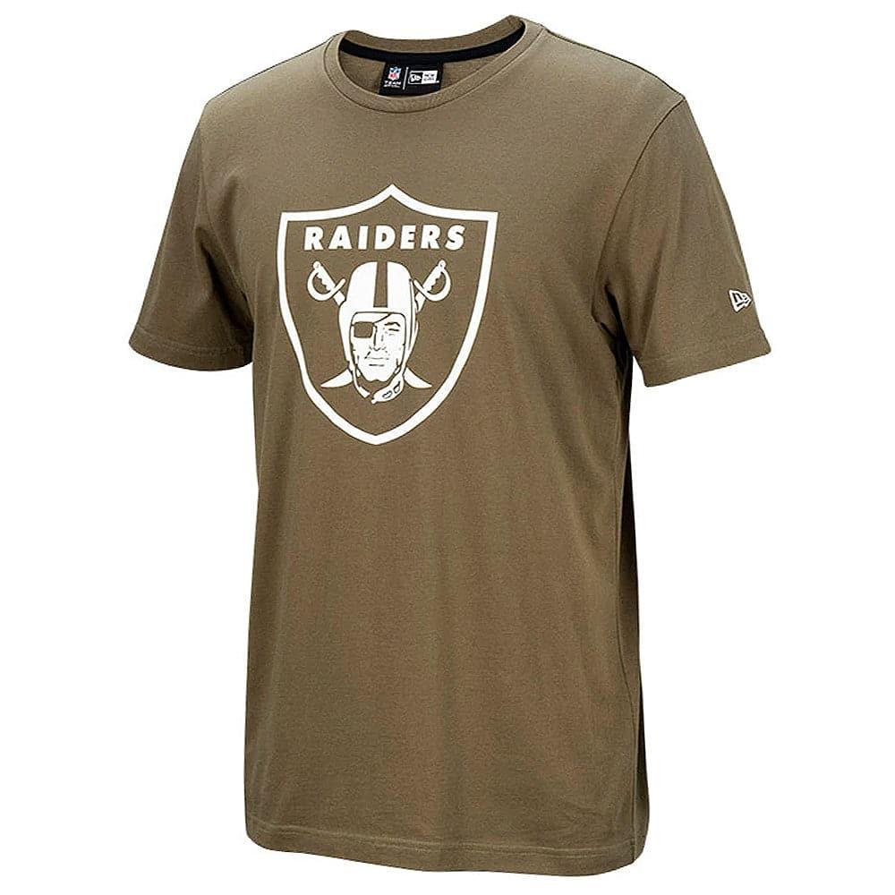 New Era T-Shirts Las Vegas Raiders New Era NFL Team Basic T-Shirt - Olive