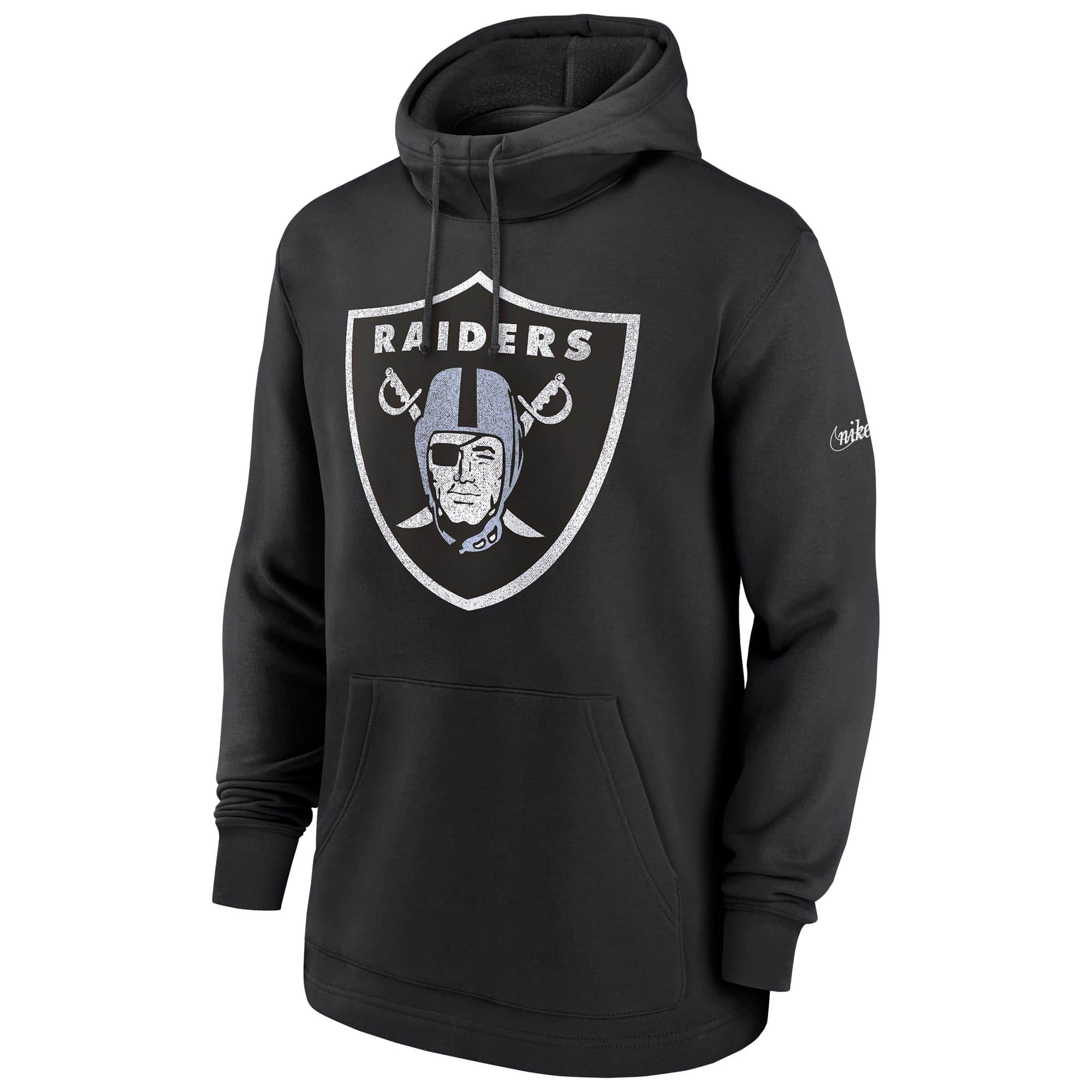 Nike Jumpers Las Vegas Raiders Nike NFL Historic Fleece Hoodie Jumper - Black