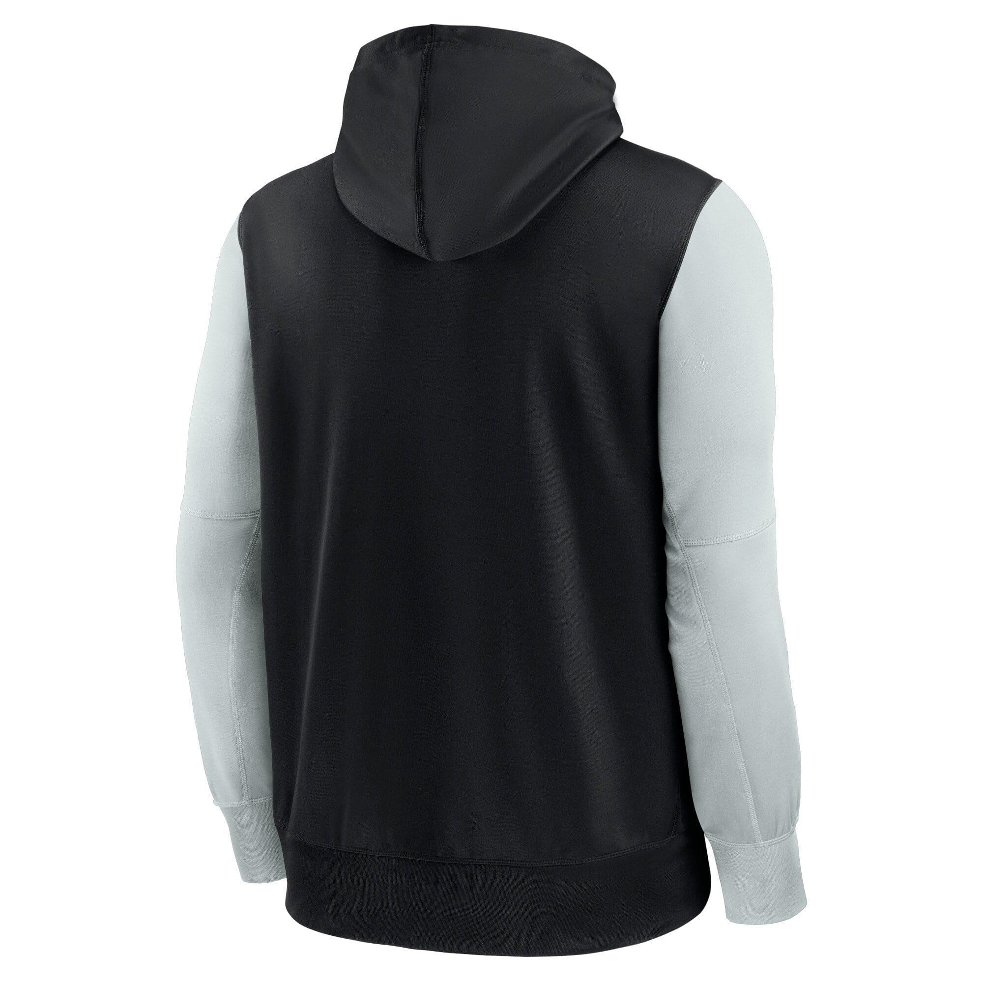 Nike Jumpers Las Vegas Raiders Nike NFL Mascot Full Zip Performance Hoodie Jumper - Black