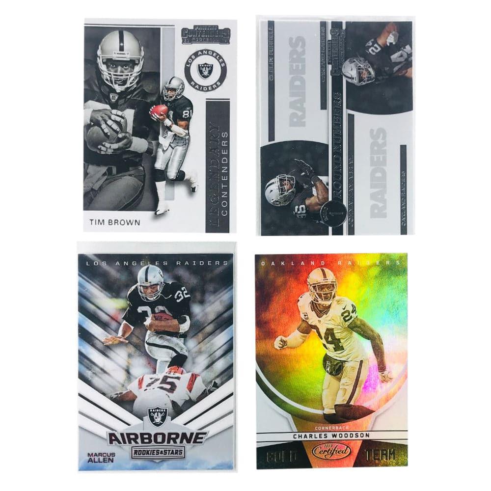Panini Cards Las Vegas Raiders Panini NFL 4 Legends Card Set