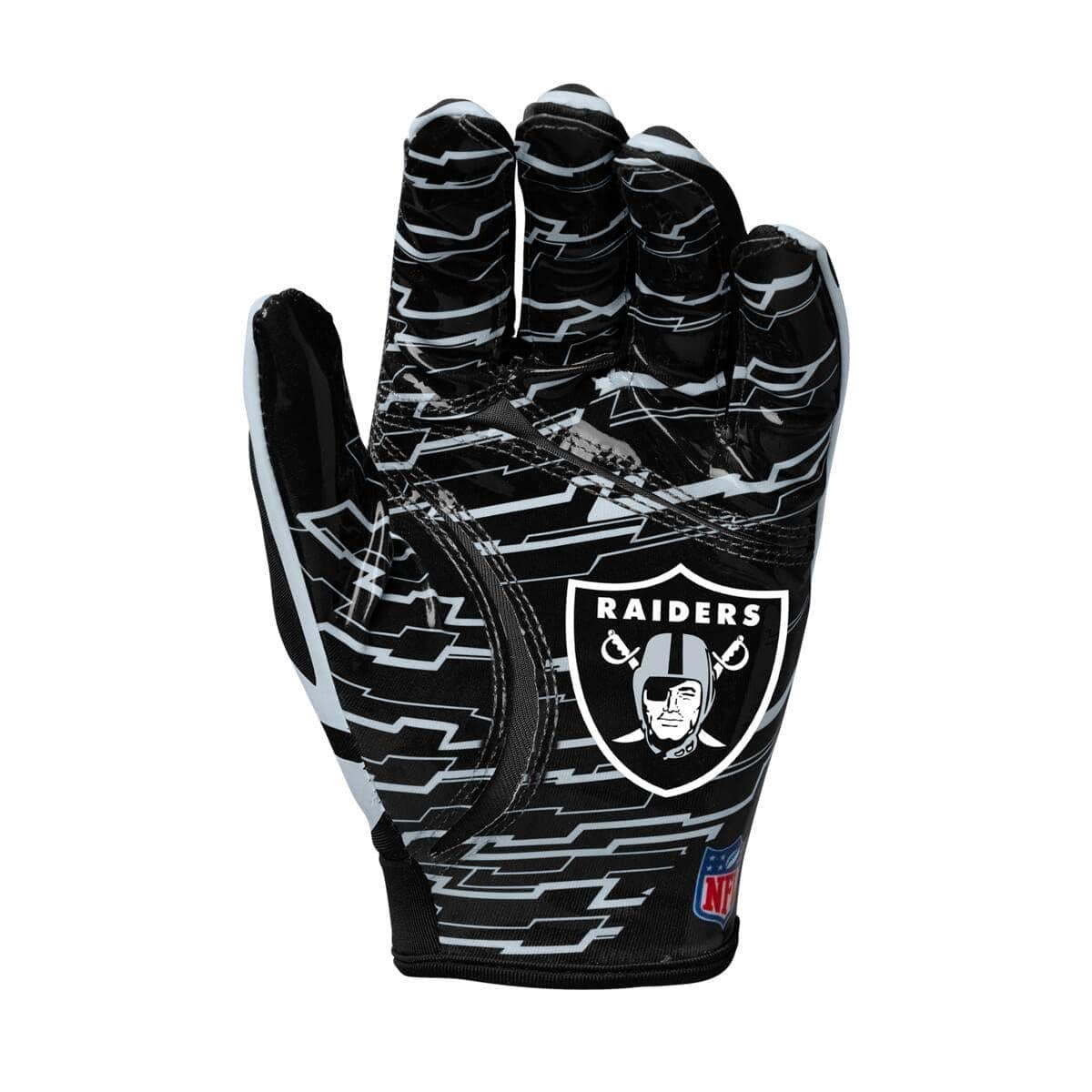 Wilson Sporting Goods Gloves Las Vegas Raiders Wilson NFL Team Stretch Fit Receiver Gloves