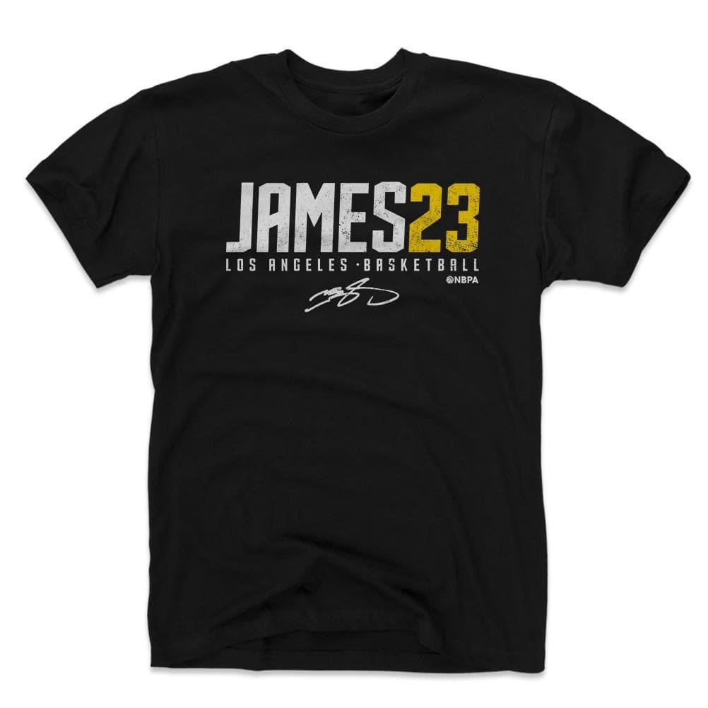500 Level T-Shirts LeBron James Los Angeles Lakers 500 Level NBA Name T-Shirt - Black