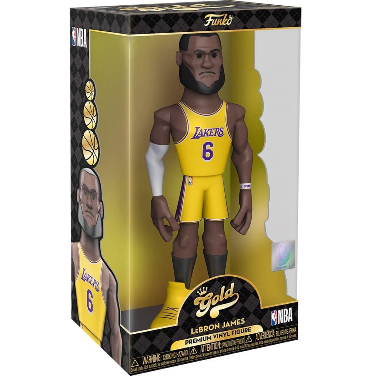 Funko Figures LeBron James Los Angeles Lakers Funko NBA 12" Jumbo Vinyl Gold Figure