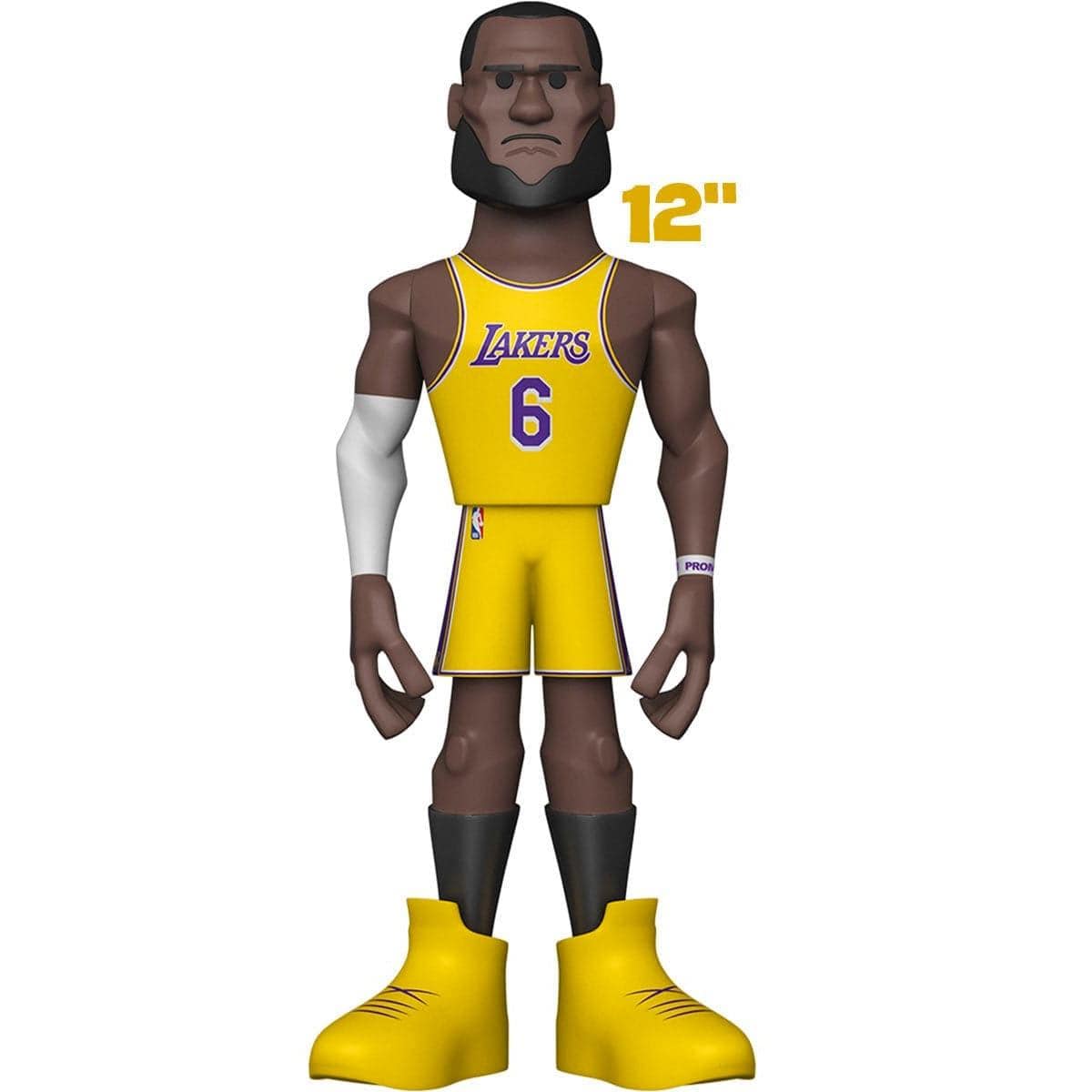 Funko Figures LeBron James Los Angeles Lakers Funko NBA 12" Jumbo Vinyl Gold Figure
